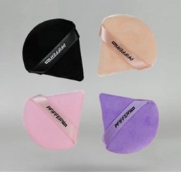 Borlas de Maquillaje en Triángulo x4