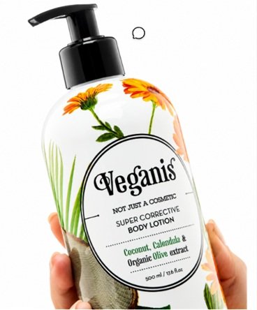 Leche Corporal Super Correctora Con Coco, Caléndula y Extracto Orgánico de Oliva