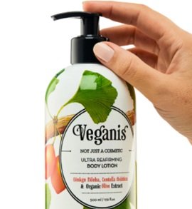 Leche Corporal Ultra Reafirmante con Ginkgo Biloba, Centella Asiática y Extracto Orgánico de Oliva